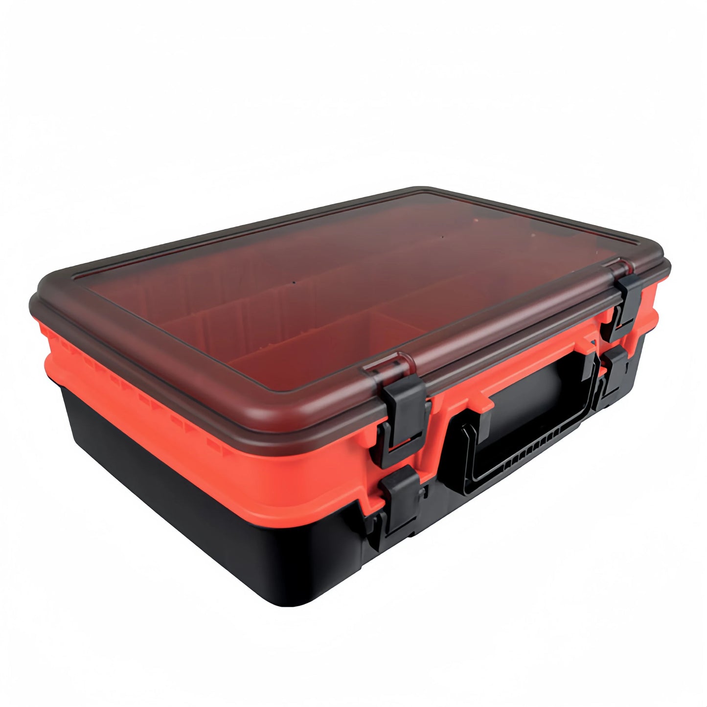 Double-Layer Portable Fishing Tackle Box – ABS Plastic, 3 Colors