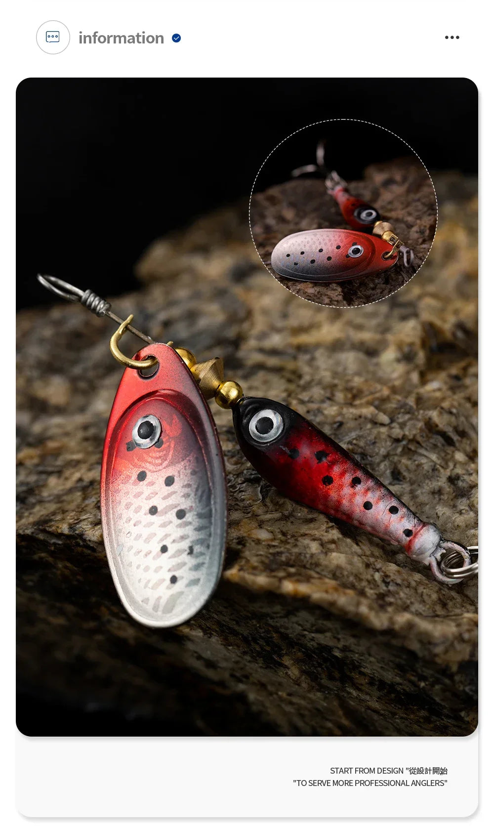 9g Rotating Spoon Fishing Lure – Metal Spinner with Triple Hook for Bass & Carp