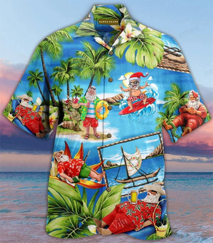 Men's Shirt Vocation Bus 3d Print Shirt Men Fashion Shirts Single-Breasted Short Sleeve Hawaiian Shirt Beach Dart Blouse Clothes