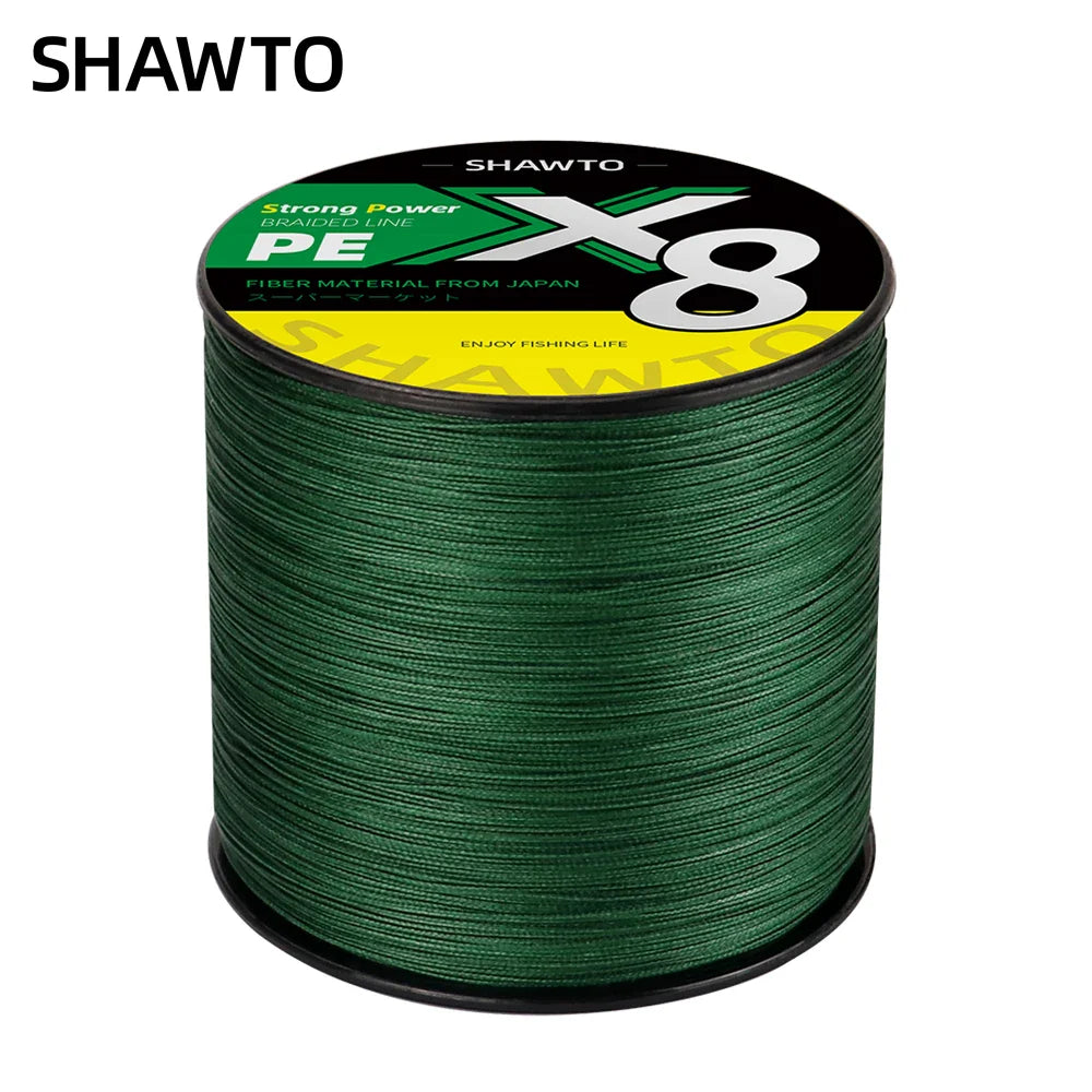 8-Strand PE Braided Fishing Line – 10–150LB, 300m/1000m, Saltwater & Freshwater