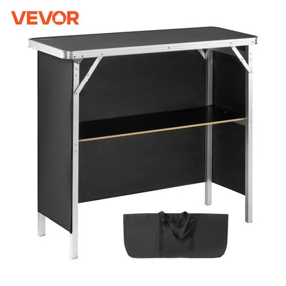 Folding Portable Bar Table – Aluminum & MDF with Oxford Cloth Cover, 2 Sizes