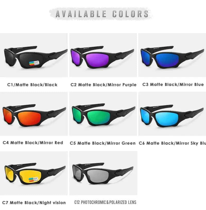 KDEAM Brand Strong Arm Men's Sunglasses Polarized Driving Shield Sun Glasses Men and Women Sports Goggles oculos de sol