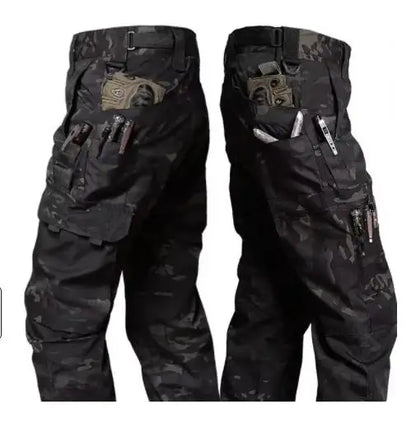 New Tactical Work Pants Men Outdoor Cargo Trousers Multi-pocket Waterproof Pant Autumn Spring Outdoor Workwear Hiking Trousers
