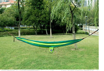 Portable Camping Hammock – Lightweight Nylon Parachute Hammock for Outdoor & Garden