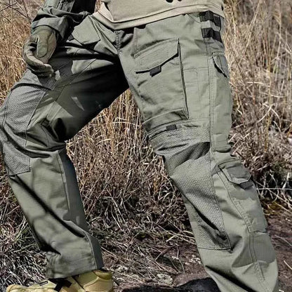 Men's Tactical Cargo Pants – Waterproof Multi-Pocket Outdoor Hiking Trousers