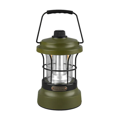Retro Camping Lantern – USB Rechargeable Portable Tent Light for Camping & Outdoor Use