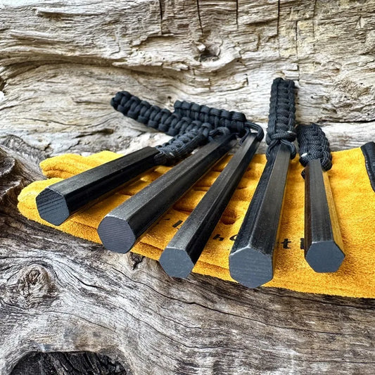 Magnesium Flint Rod Fire Starter Kit with Compass & Whistle – Camping Hiking Survival Tool