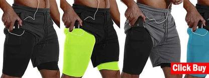 Men's Running Shorts – Lightweight Gym & Sport Training Short Pants