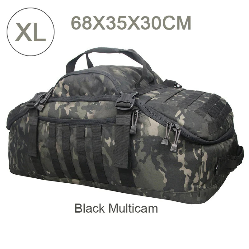 LQARMY Tactical Backpack – 30L 50L 80L Molle Hiking & Camping Duffel Bag
