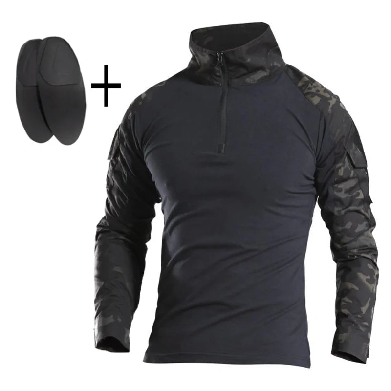 Men's Long Sleeve Camping & Hunting Clothing Set – Shirt & Pants