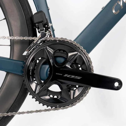 TWITTER R18 Full Carbon Road Bike – Shimano 105 24-Speed, Hydraulic Disc Brakes, 700C