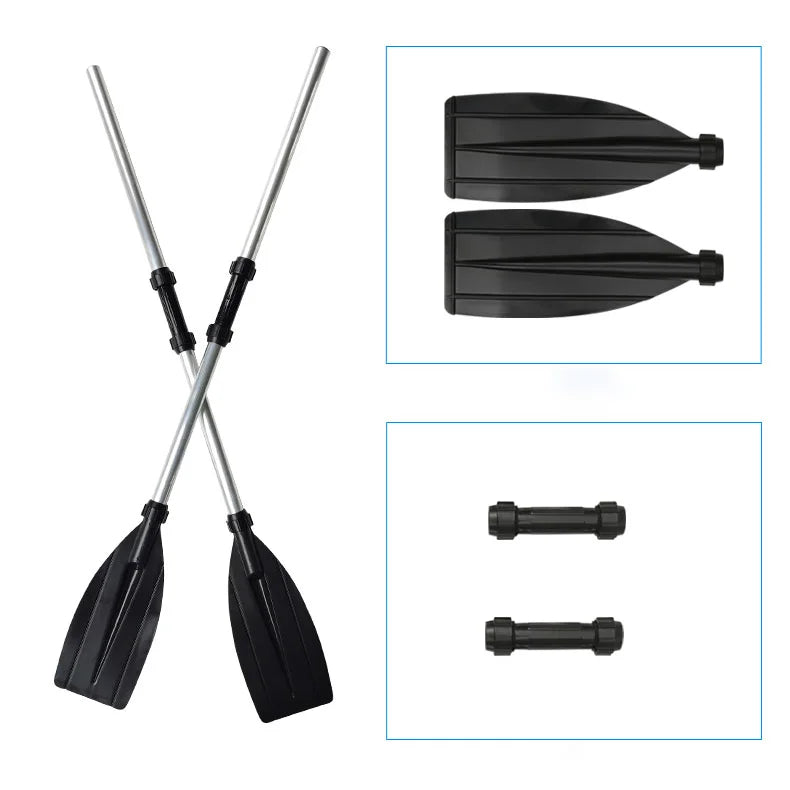 Inflatable Fishing Kayak – PVC Canoe Boat for 1–6 Persons (1.75–3.6m)