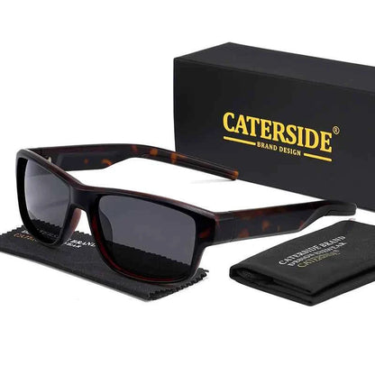 CATERSIDE New Polarized Sunglasses Men Outdoor Sports Small Frame Sun Glasses Fishing Cycling Fashion Eyewear Lunette De Soleil
