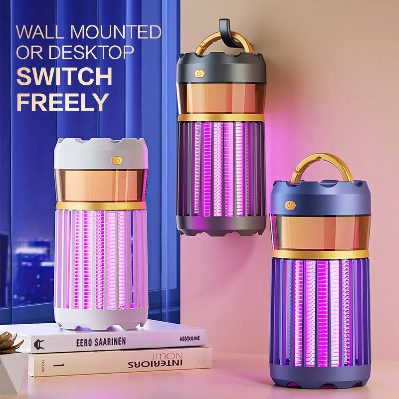 3-in-1 Mosquito Repellent Camping Lamp – Bug Zapper, Night Light & Insect Killer