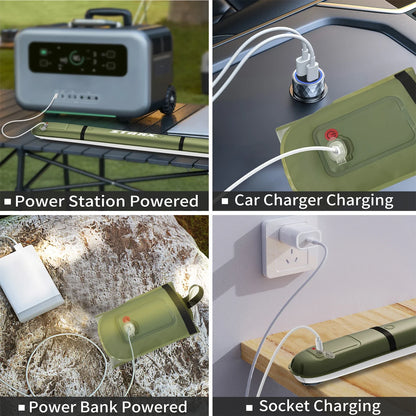Rechargeable Inflatable Camping Spotlight – IP66 Waterproof, USB-C, Magnetic Base, 4 Variants
