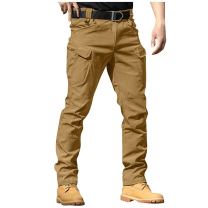 Men's Multi-Pocket Camo Cargo Pants – Tactical Overalls, 8 Colors, M-XXXL