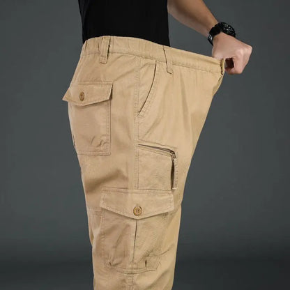 Men's Tactical Trousers Large Size Loose Casual Pants Running Overalls Men's Sweatpants Sports Hiking Outdoor Clothes Work Pants