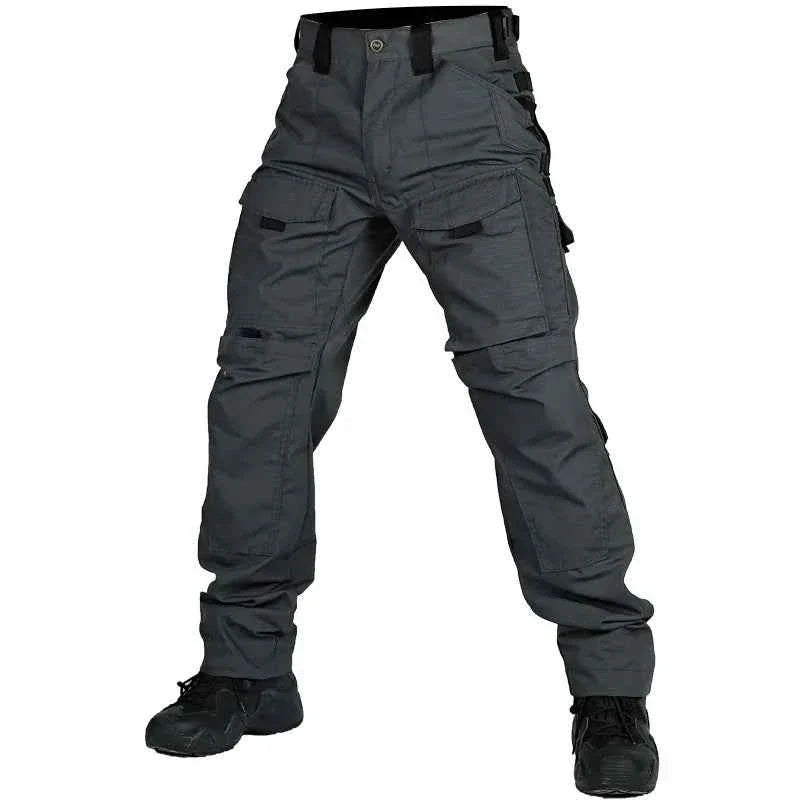 Men's Tactical Cargo Pants – Waterproof Multi-Pocket Outdoor Hiking Trousers