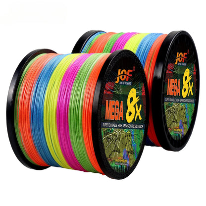 8-Strand Braided PE Fishing Line – 18-78lb, 300m/500m, 5 Colors, Saltwater & Freshwater