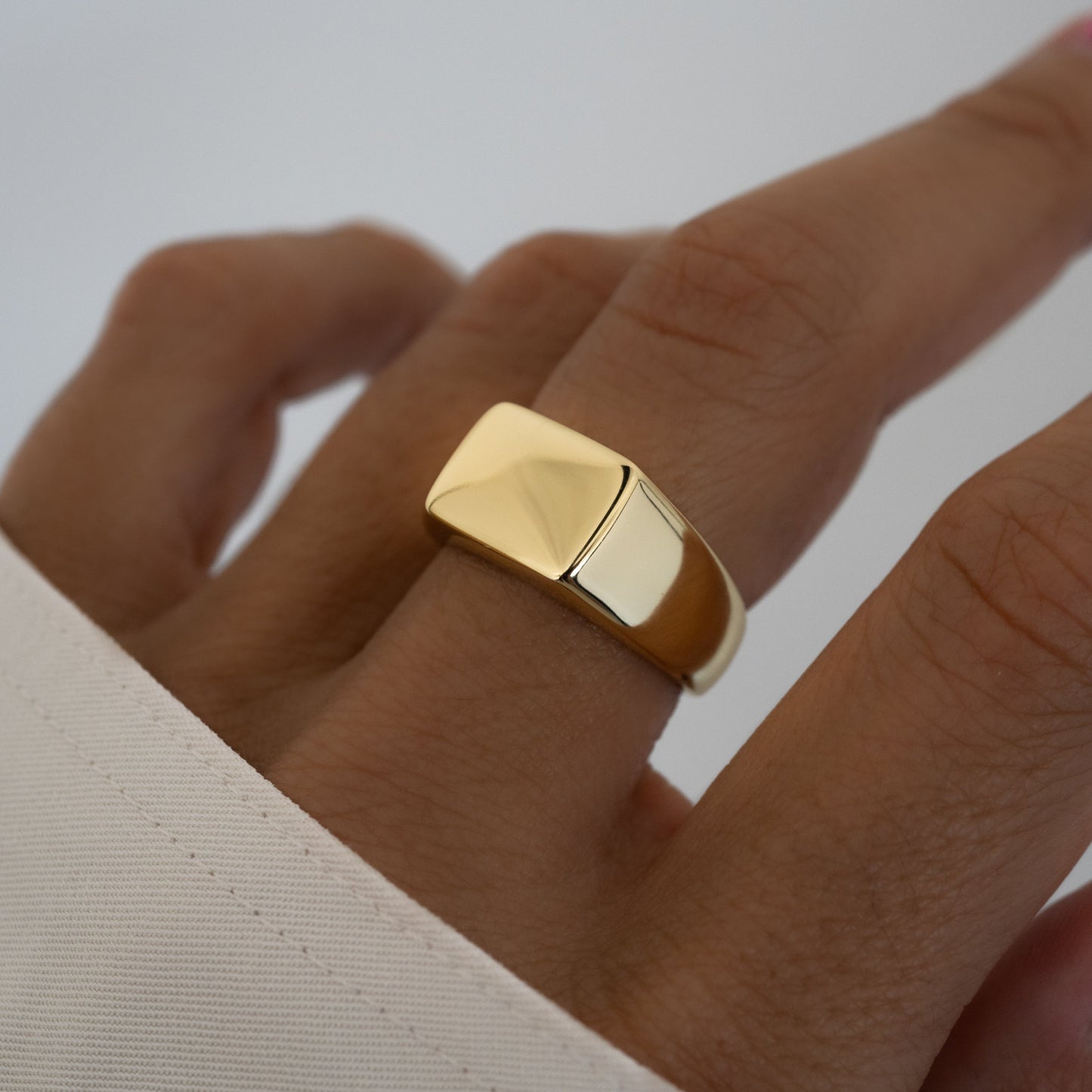 Large Square Signet Ring