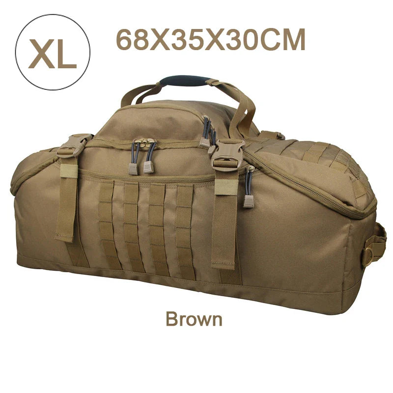 LQARMY Tactical Backpack – 30L 50L 80L Molle Hiking & Camping Duffel Bag