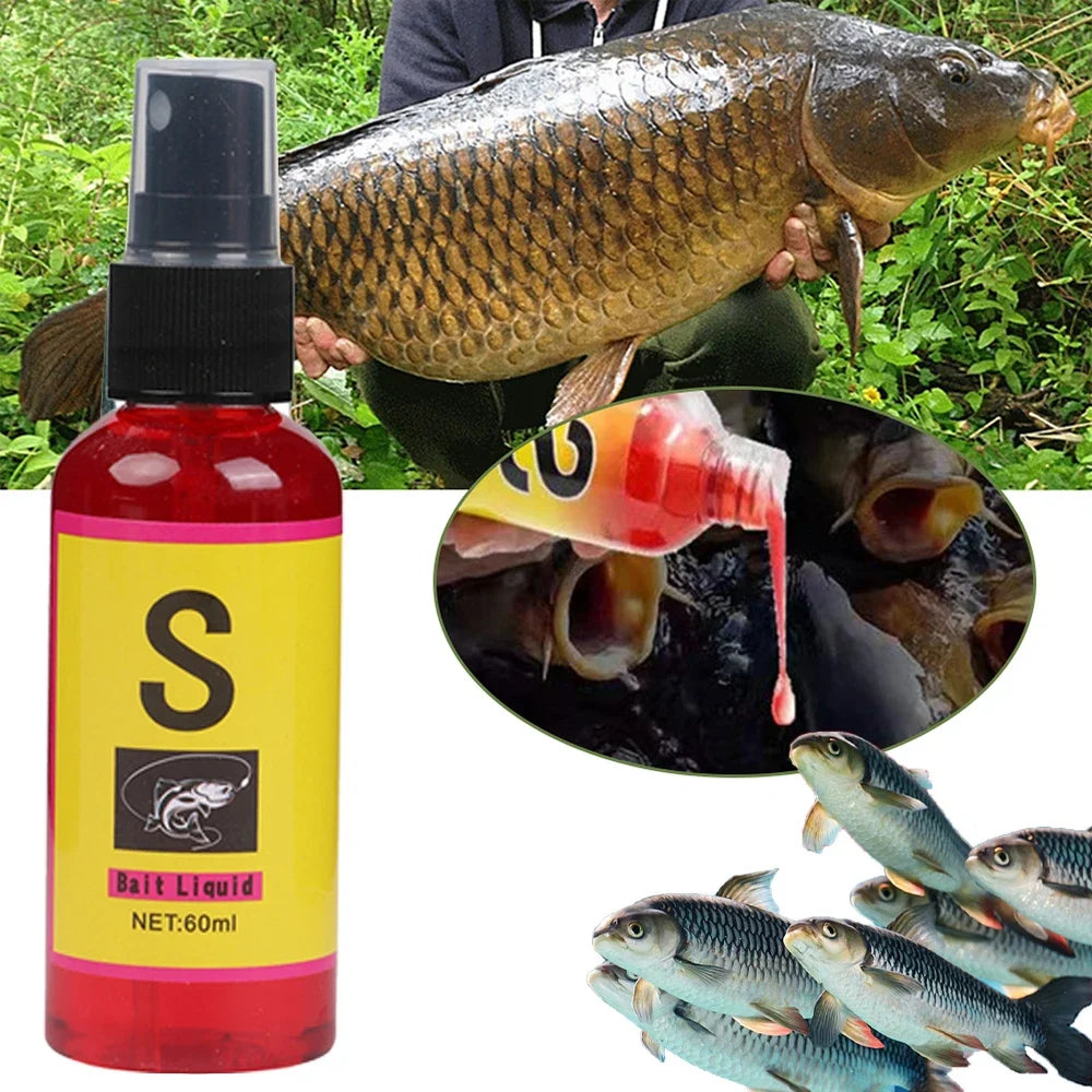 Liquid Fish Attractant Scent Spray – Natural Carp Bait Additive for Freshwater & Saltwater