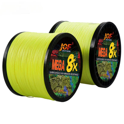 8-Strand Braided PE Fishing Line – 18-78lb, 300m/500m, 5 Colors, Saltwater & Freshwater