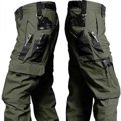 New Tactical Work Pants Men Outdoor Cargo Trousers Multi-pocket Waterproof Pant Autumn Spring Outdoor Workwear Hiking Trousers