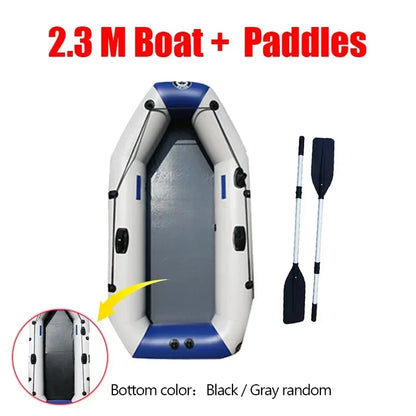 Wear-Resistant Inflatable Fishing Kayak – PVC Rowing Dinghy, 1–5 Persons (175–260cm)