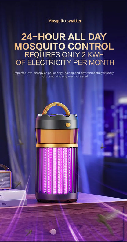 3-in-1 Mosquito Repellent Camping Lamp – Bug Zapper, Night Light & Insect Killer