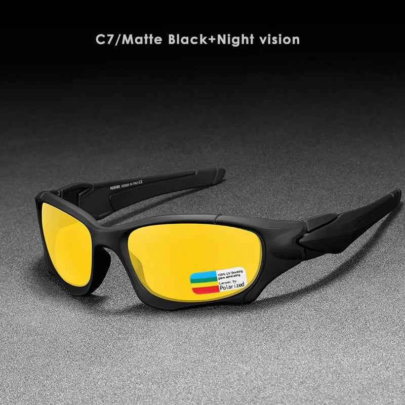 KDEAM Brand Strong Arm Men's Sunglasses Polarized Driving Shield Sun Glasses Men and Women Sports Goggles oculos de sol