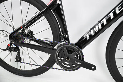 R5pro Carbon Fiber Road Bike 22/24 Speed Racing with Hydraulic Disc Brakes Available in 7 Sizes - 43.5/46/48/50/52/54/56