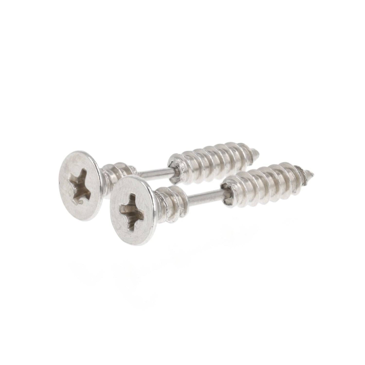Silver Screw Earrings
