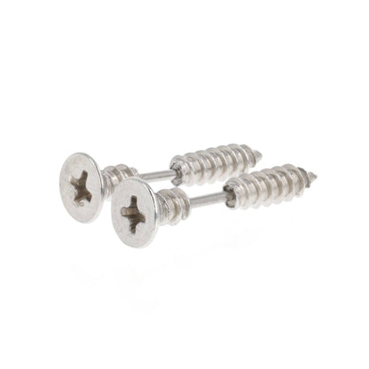 Silver Screw Earrings