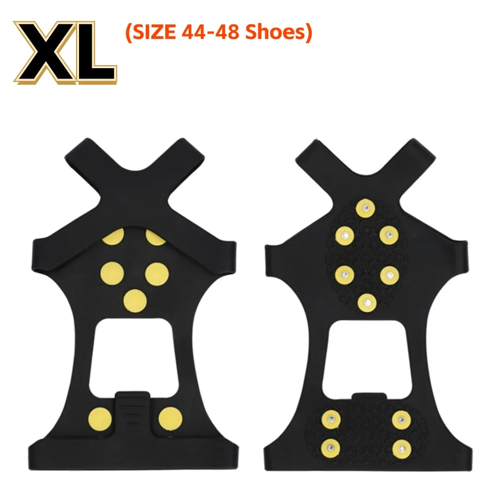 Ice & Snow Traction Cleats – Anti-Slip Crampon Spikes for Boots, Hiking & Winter Sports