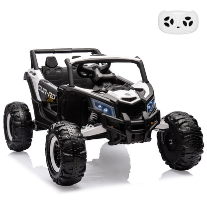 Kids UTV With Remote Control, 24V Ride On Car, Battery Powered Electric Vehicles, Spring Suspension, 200W Motor, Metal Frame