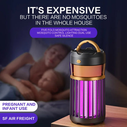 3-in-1 Mosquito Repellent Camping Lamp – Bug Zapper, Night Light & Insect Killer