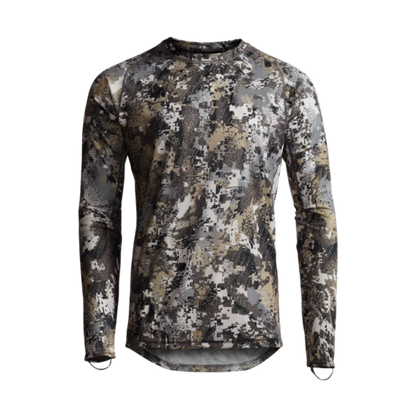 Men's Long Sleeve Camo Hunting & Fishing Pullover – Anti-Bacterial, Quick-Dry, Sizes M–XXXL