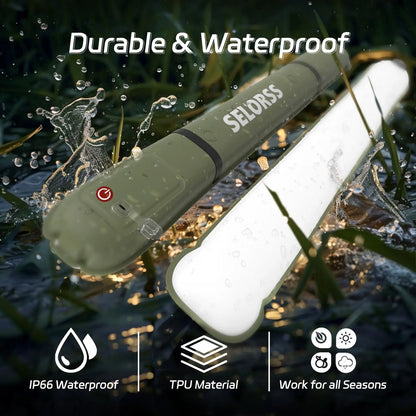 Rechargeable Inflatable Camping Spotlight – IP66 Waterproof, USB-C, Magnetic Base, 4 Variants