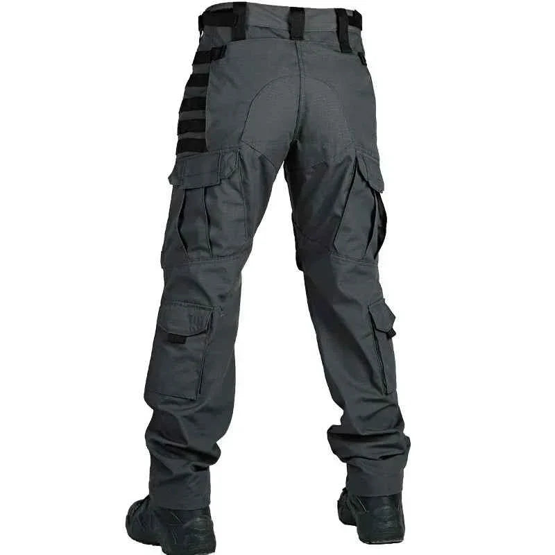 Men's Tactical Cargo Pants – Waterproof Multi-Pocket Outdoor Hiking Trousers
