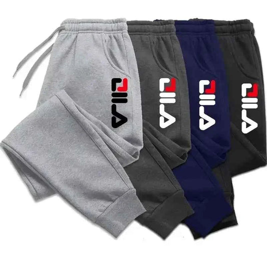 Autumn Winter Men's Joggers Drawstring Casual Pants Fleece Sweatpants Workout Running Gym Fitness Sports Trousers