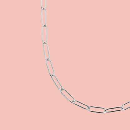 Slim Oval Link Chain Necklace