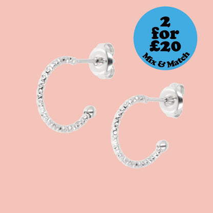 Sparkle Hoop Earrings