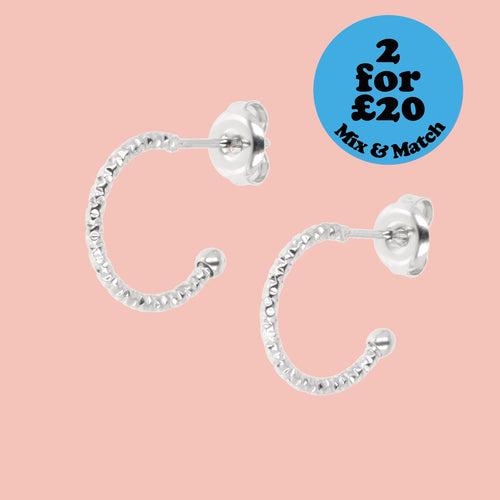 Sparkle Hoop Earrings