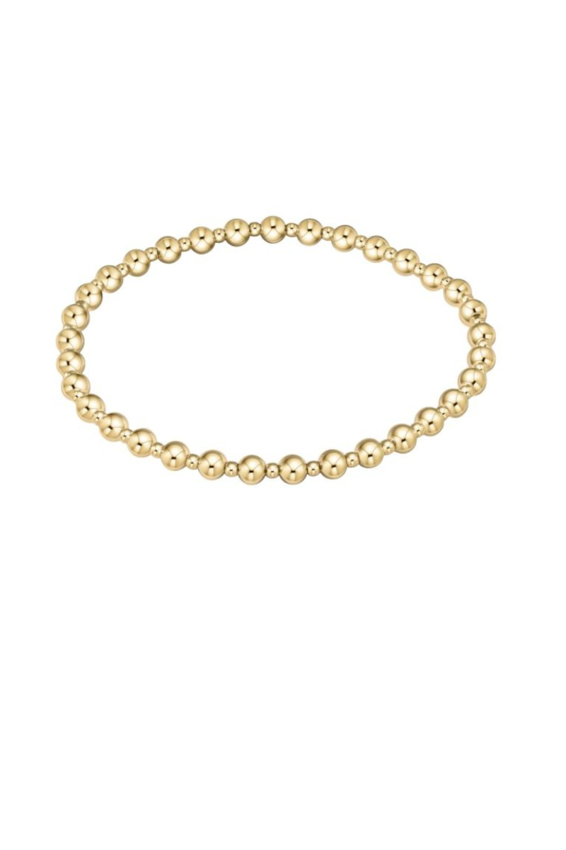 Classic Gold Grateful Pattern 4mm - Gold