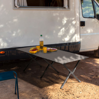 Foldable Roll-Up Camping Table – Lightweight Portable Outdoor Table