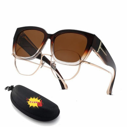 üï∂Ô∏è Polarized Fit Over Sunglasses for Women ‚Äì UV400 Protection Floral Frame Wear Over Prescription Glasses