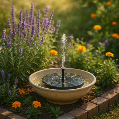 ‚òÄÔ∏è Solar-Powered Fountain ‚ú®Garden Oasis, No Wires No Hassleüí¶