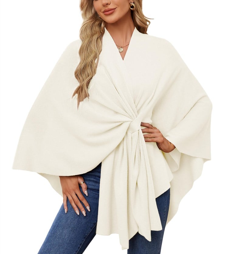üî•Elegant Shawl Wraps Soft Open Front Poncho Shawl Wraps
