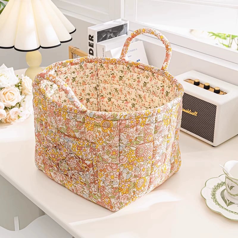 üíêüí•Boho Fabric Storage Basketüå∏